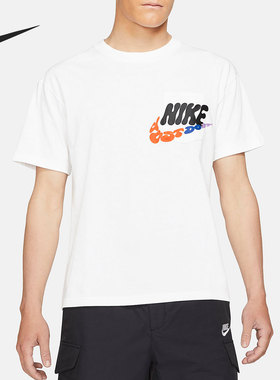 Nike/耐克正品2021夏季新款男子时尚休闲运动短袖T恤DJ1344-100