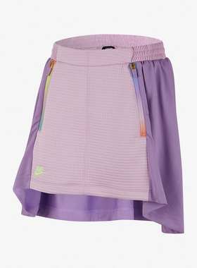 Nike/耐克正品 2021夏季新款大童休闲运动时尚透气短裙CU8381-589