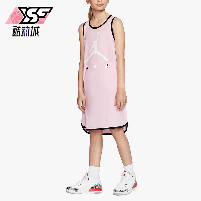 耐克正品运动儿童休闲无袖连衣裙