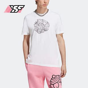 男子新款 Adidas 阿迪达斯正品 三叶草短袖 运动T恤IA6391 夏季
