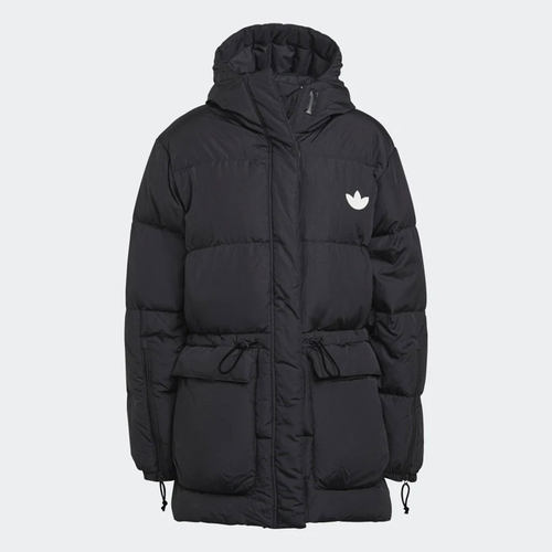 Adidas/阿迪达斯正品2021冬三叶草女子运动保暖羽绒服GU1779