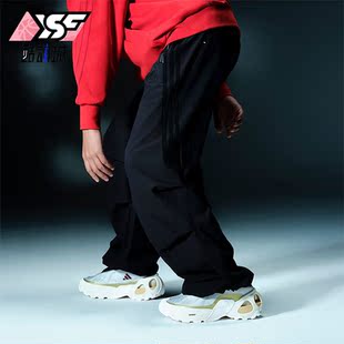 阔腿运动休闲裤 Adidas IY8025 1男士 PANTS 阿迪达斯正品 FUSTL