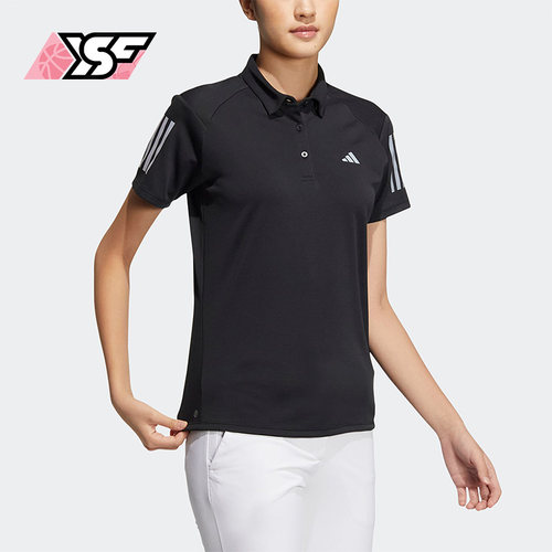 Adidas/阿迪达斯正品新款女子高尔夫运动短袖POLO衫HT0040
