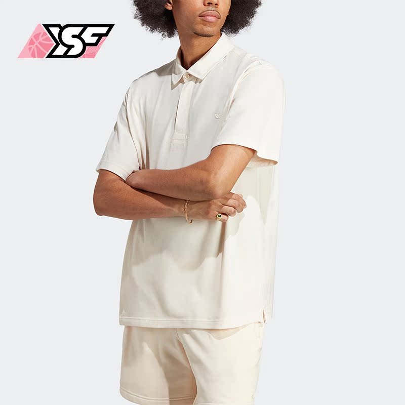 Adidas/阿迪达斯正品三叶草2023新款男子短袖POLOT恤HR2979