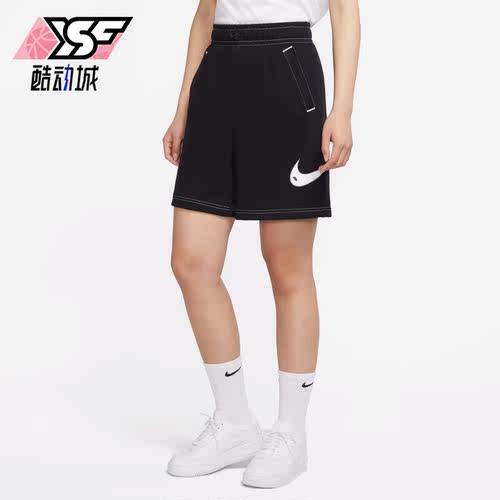 Nike/耐克正品夏季女子宽松透气针织休闲运动短裤DM6750-010