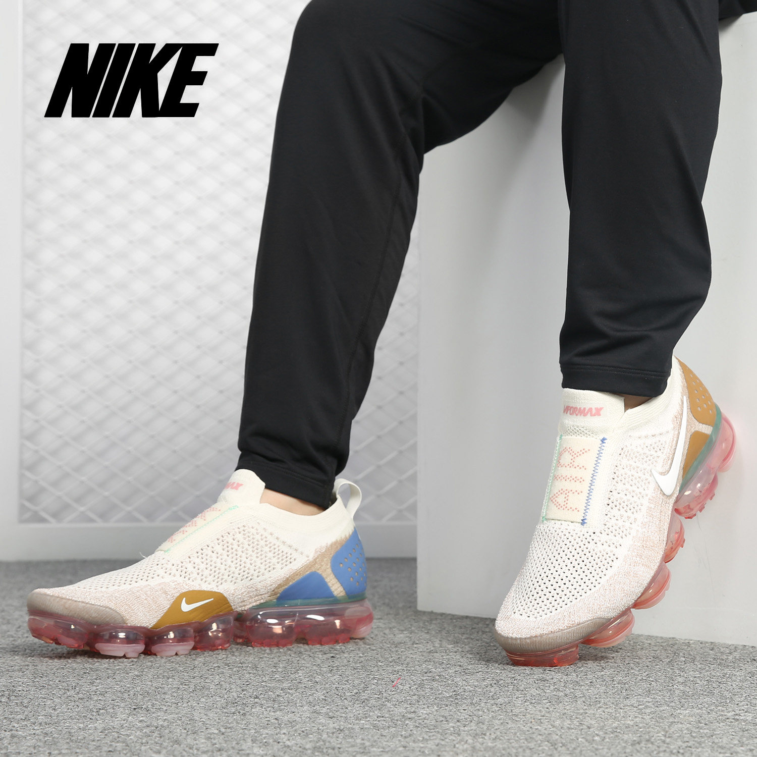 Nike/耐克正品AIR VAPORMAX FK MOC2男女全掌大气垫跑步鞋 AH7006
