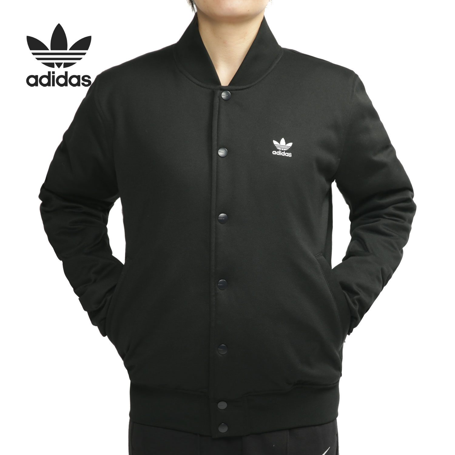 阿迪达斯女子简约运动棉服