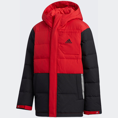 阿迪达斯正品大童保暖羽绒服