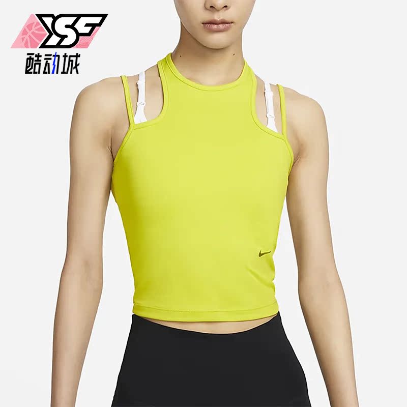 Nike/耐克正品新款女子运动休闲时尚圆领无袖背心DX6488-308