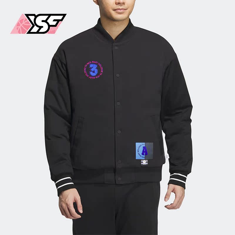 Adidas/阿迪达斯正品NEO春季新款男女运动宽松保暖休闲棉服IK5427