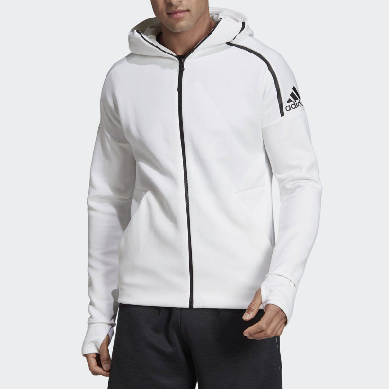 阿迪达斯正品男子连帽外套夹克