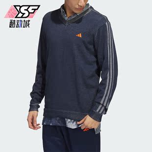 PULLOVER男子针织V领卫衣HT0019 MTBR Adidas 阿迪达斯正品