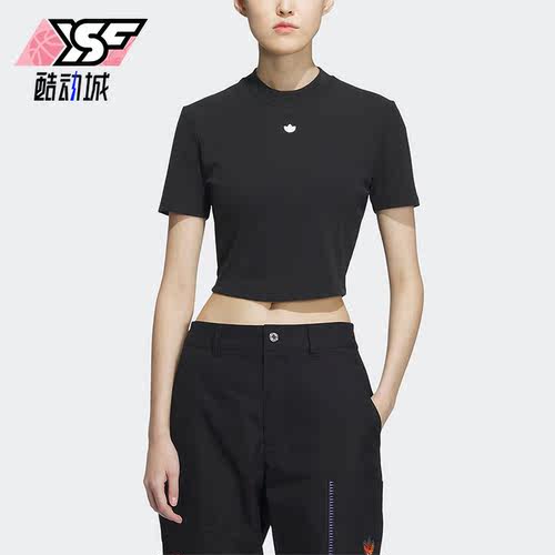 阿迪达斯女子运动短袖