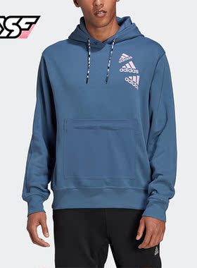 Adidas/阿迪达斯正品M Q4 BL HD 情侣款加绒运动卫衣HL9382