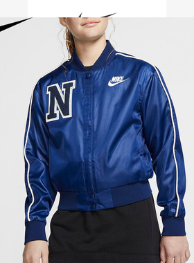 Nike/耐克正品 G NSW WC DI JACKET 女子大童休闲运动夹克BV2748
