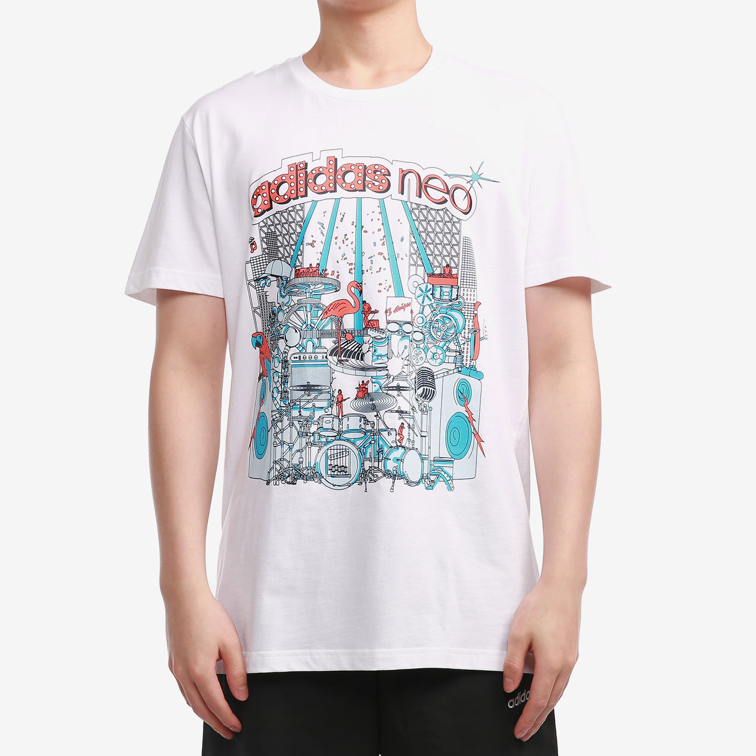 阿迪达斯正品男运动休闲短袖T恤