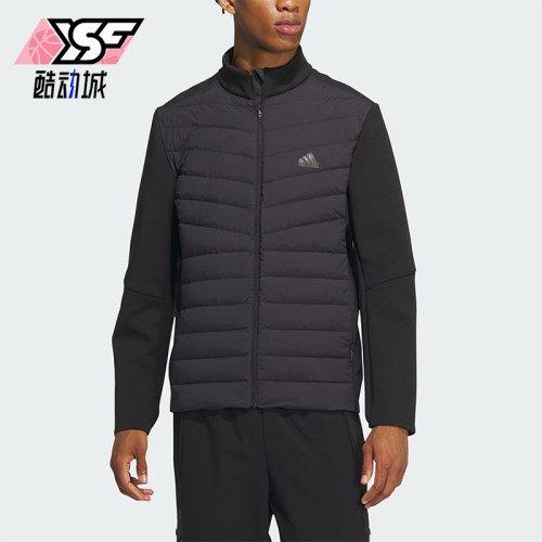 Adidas/阿迪达斯正品新款男子修身立领保暖休闲运动羽绒服IW0786