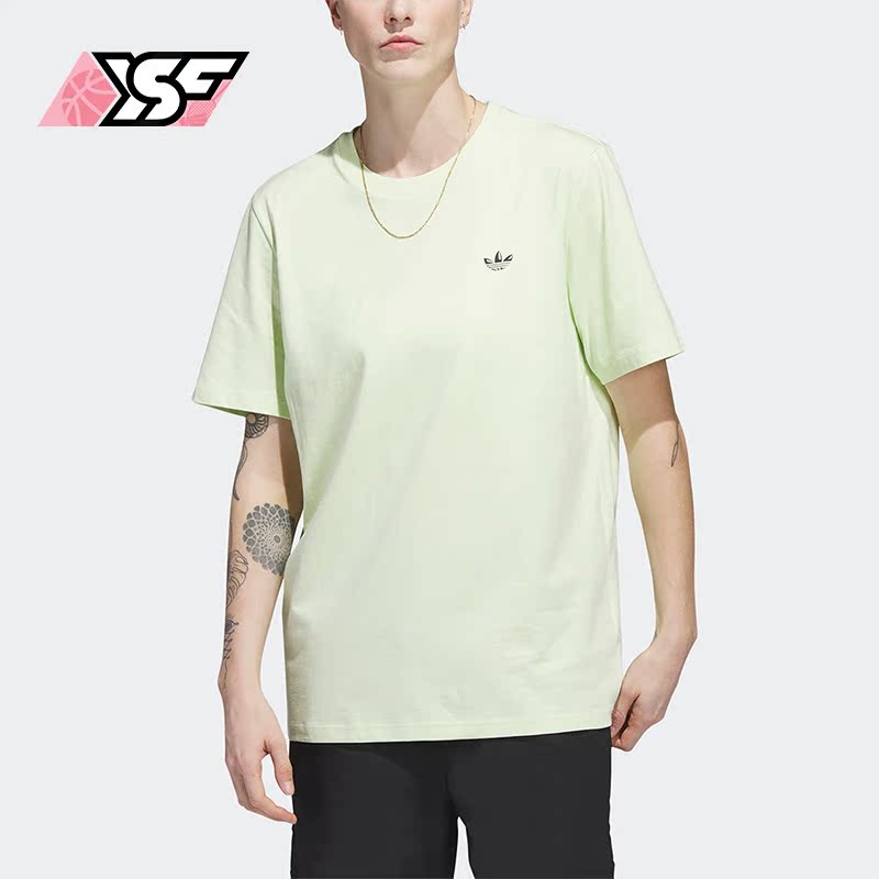 阿迪达斯正品三叶草男子运动短袖