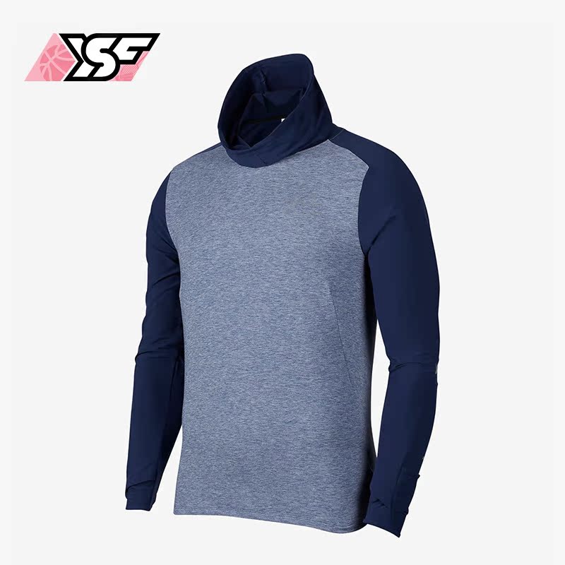 耐克正品男子秋跑步运动透气上衣