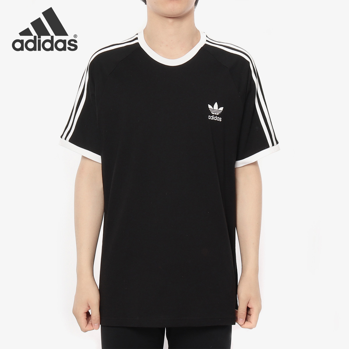 阿迪达斯正品男休闲运动短袖T恤
