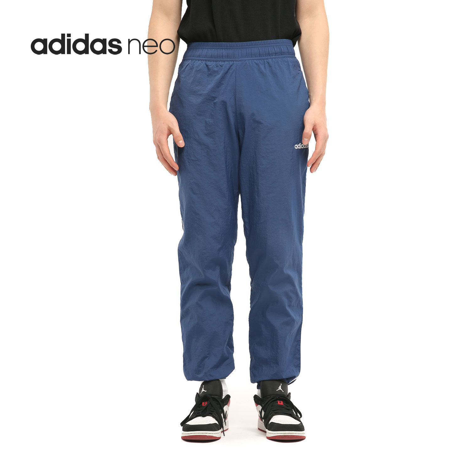 Adidas/阿迪达斯正品 NEO 男子梭织宽松休闲运动长裤 FM6020