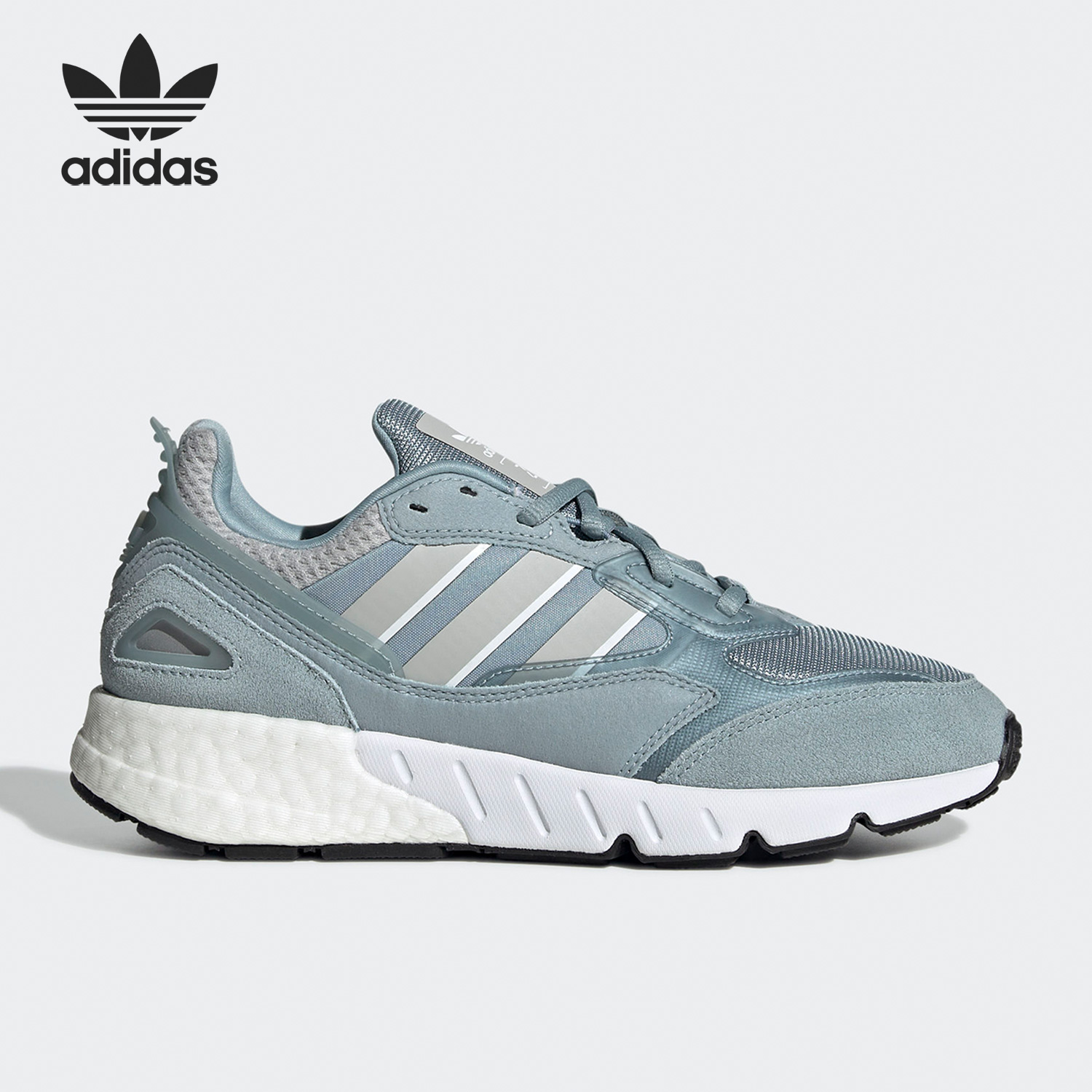 Adidas/阿迪达斯正品三叶草ZX 1K BOOST女子运动休闲鞋GV8028