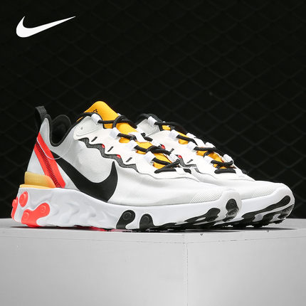 Nike/耐克正品React Element 55 男女同款低帮缓震运动鞋 BQ6166