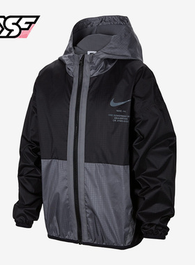 Nike/耐克正品新款儿童休闲宽松运动连帽夹克外套 FD9934-010