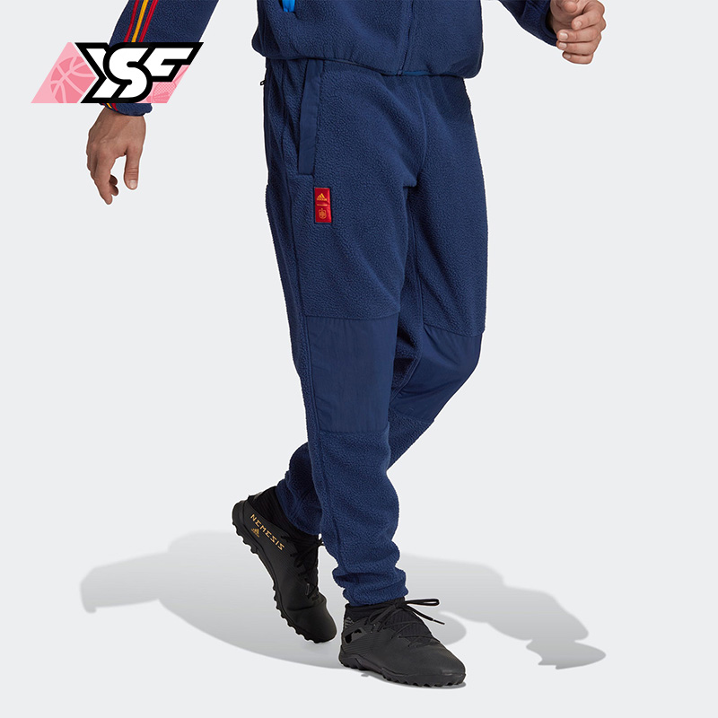 Adidas/阿迪达斯正品SPAIN 西班牙队男子足球休闲运动长裤 HE8918