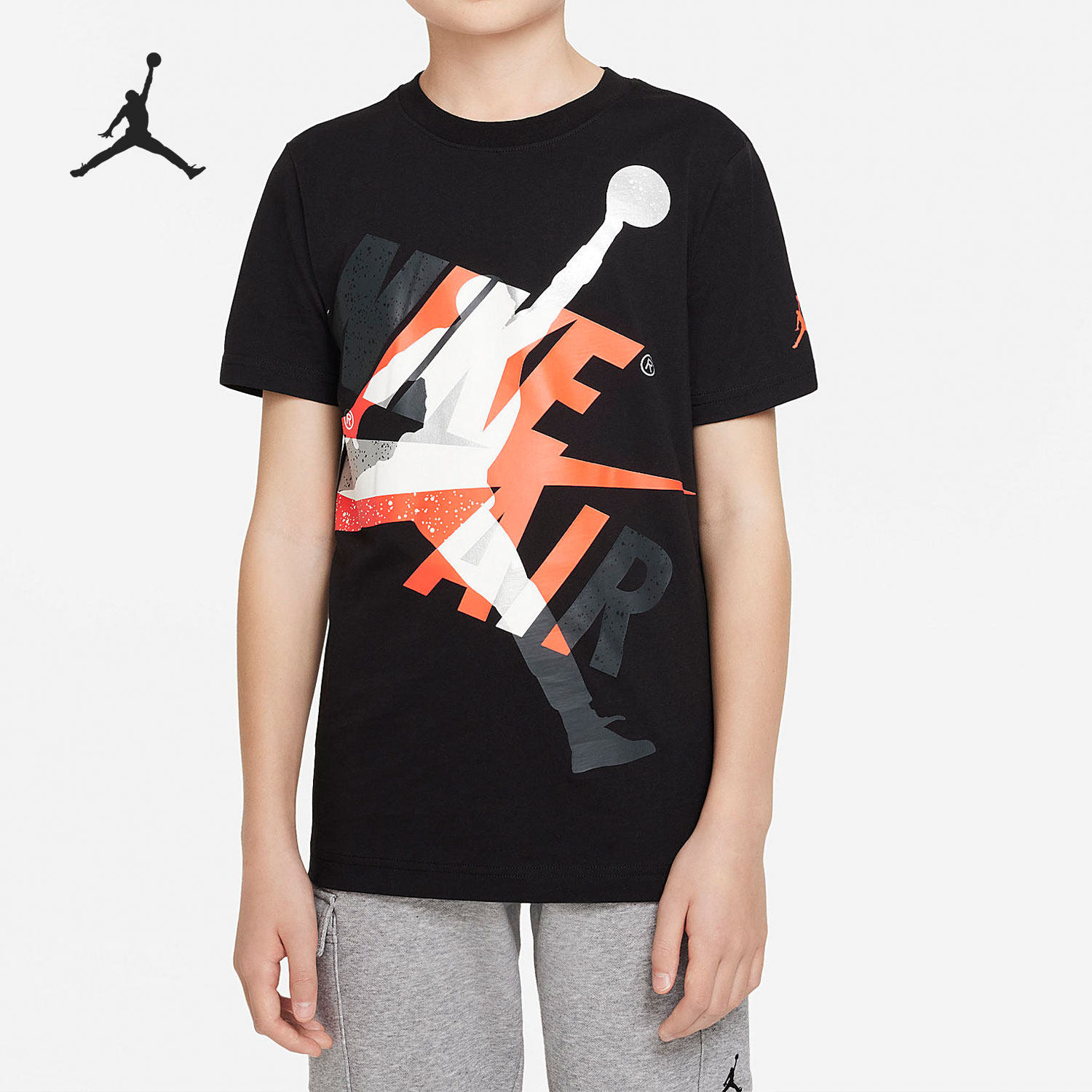 Nike/耐克正品JORDAN 夏季新款大童运动印花短袖CV5917-010,童装/婴儿装/亲子装,T恤,淘宝优惠券,粉丝福利购,淘宝优惠卷