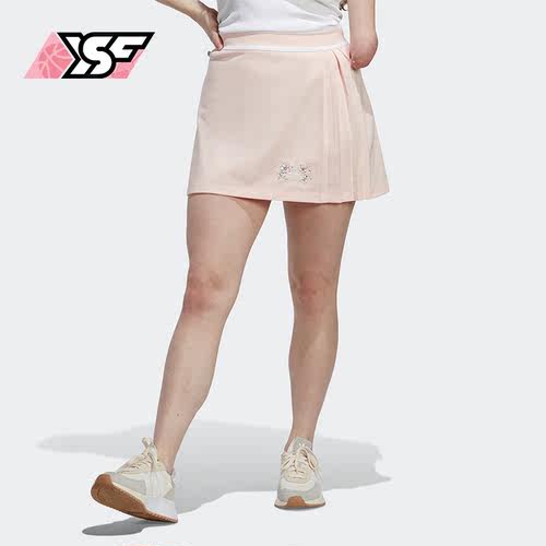 Adidas/阿迪达斯正品三叶草新款女子休闲运动半身裙IP3758