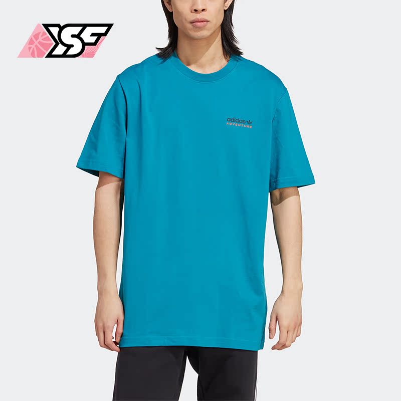 阿迪达斯正品三叶草男子运动短袖