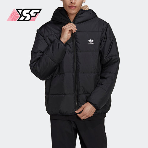 阿迪达斯正品男保暖运动棉服