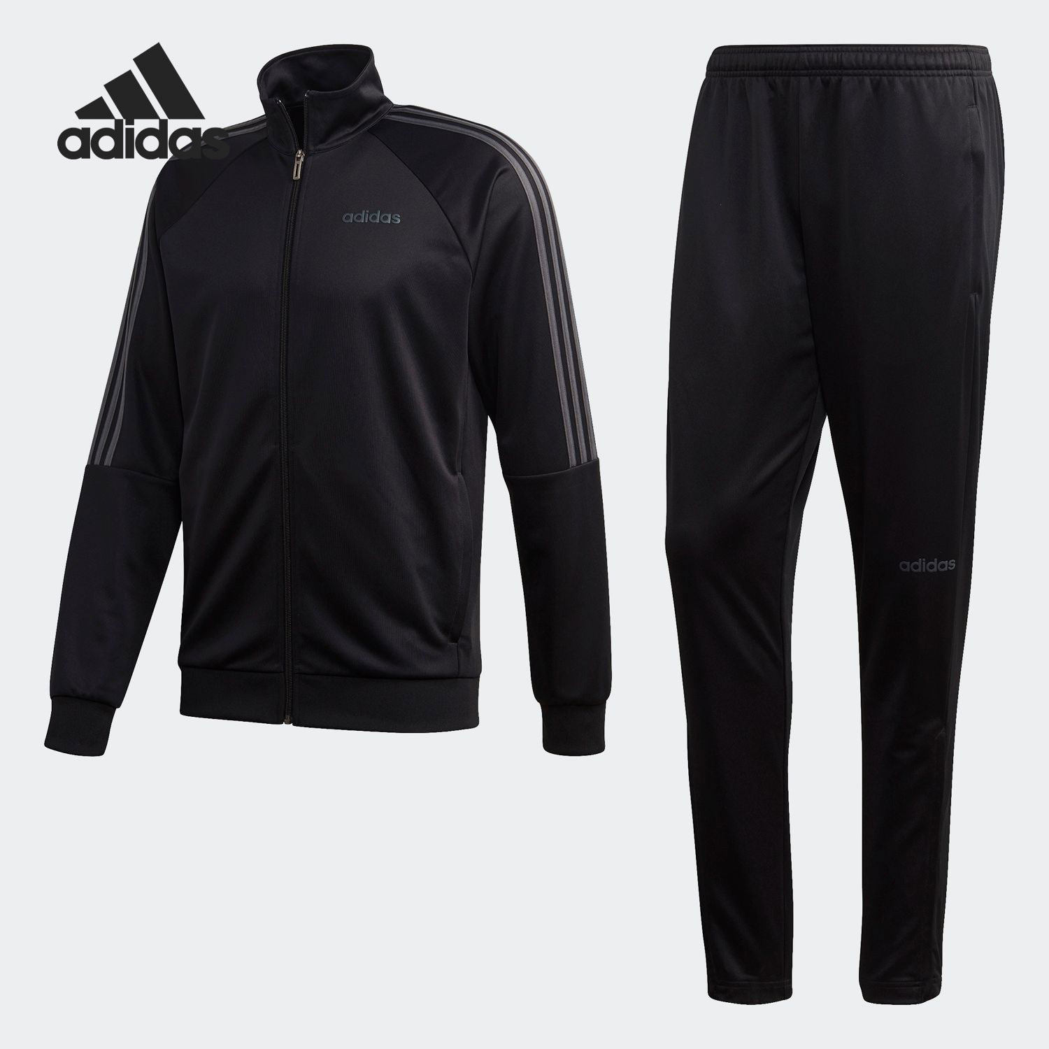 Adidas/阿迪达斯正品2021夏季新款男子运动长裤长袖套装 FN5794