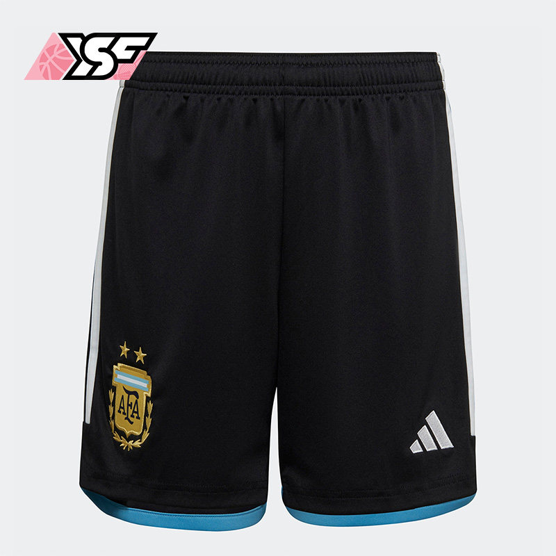 Adidas/阿迪达斯正品世界杯阿根廷队主场足球大童运动短裤 HF1494