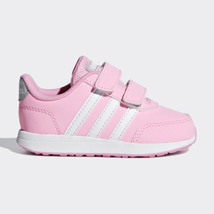 轻便休闲运动鞋 Adidas 女童魔术贴板鞋 2020 F35700 阿迪达斯正品