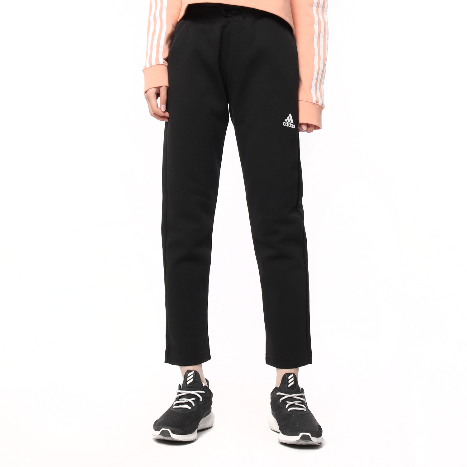 Adidas/阿迪达斯正品2021夏季新款女子TAPERED薄料针织长裤DT2393