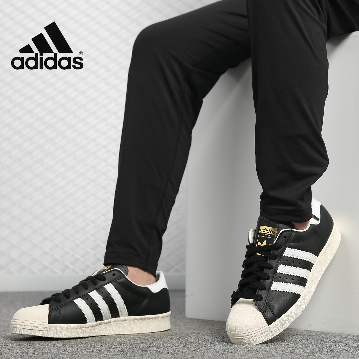 Adidas/阿迪达斯正品2019新款 SUPERSTAR 80S 男子经典鞋G61069