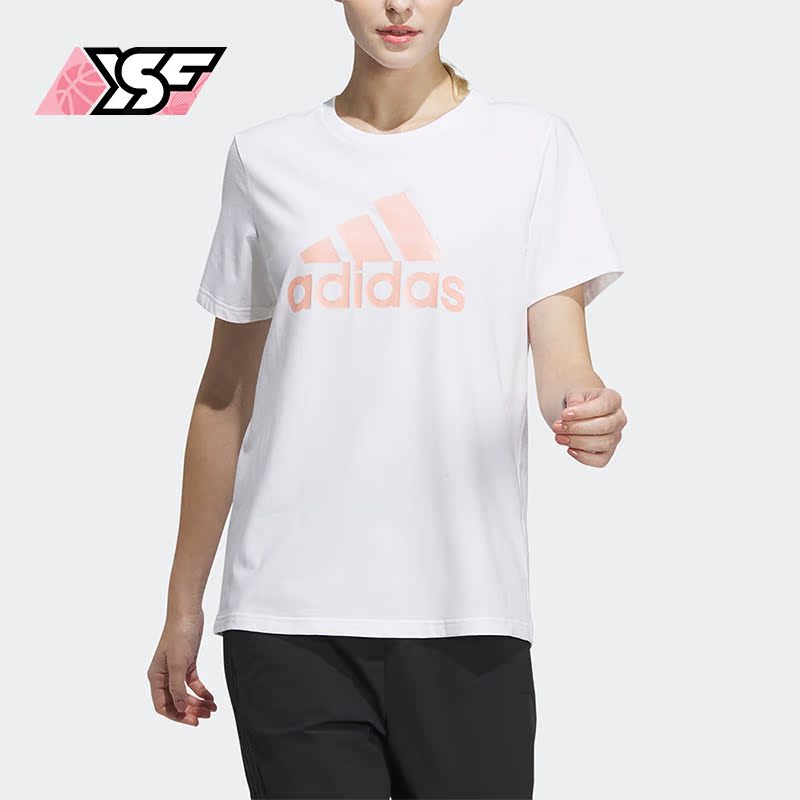 阿迪达斯正品女运动休闲短袖T恤