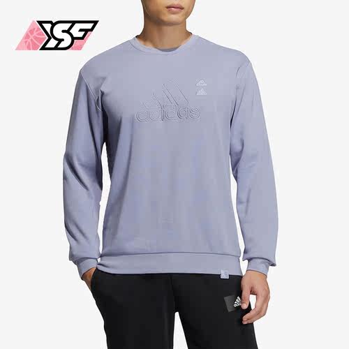 Adidas/阿迪达斯正品2023春季男子休闲简约套头卫衣IA6955