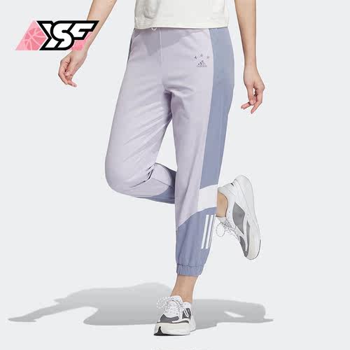 阿迪达斯正品女健身运动七分裤