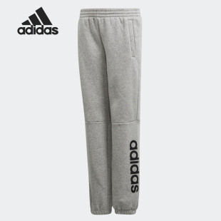 PANT儿童运动训练针织加绒长裤 Adidas LIN 阿迪达斯正品 DJ1781