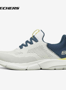 Skechers/斯凯奇正品2021新款男子透气镂空网布运动休闲鞋 210281
