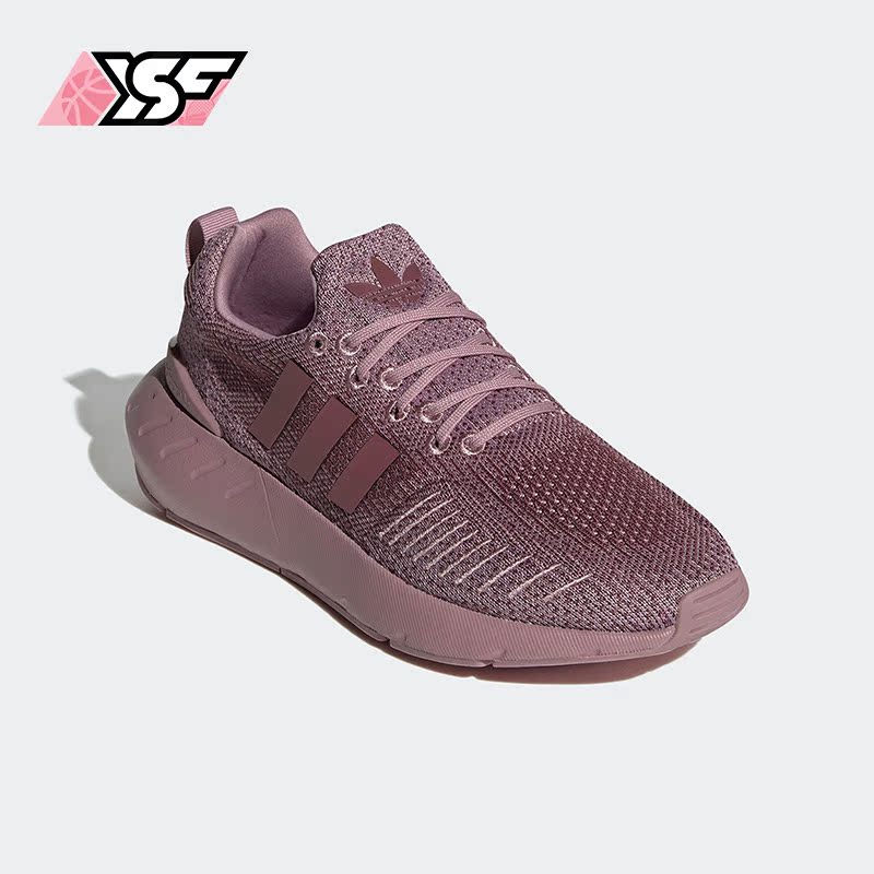 阿迪达斯正品三叶草女子跑步鞋