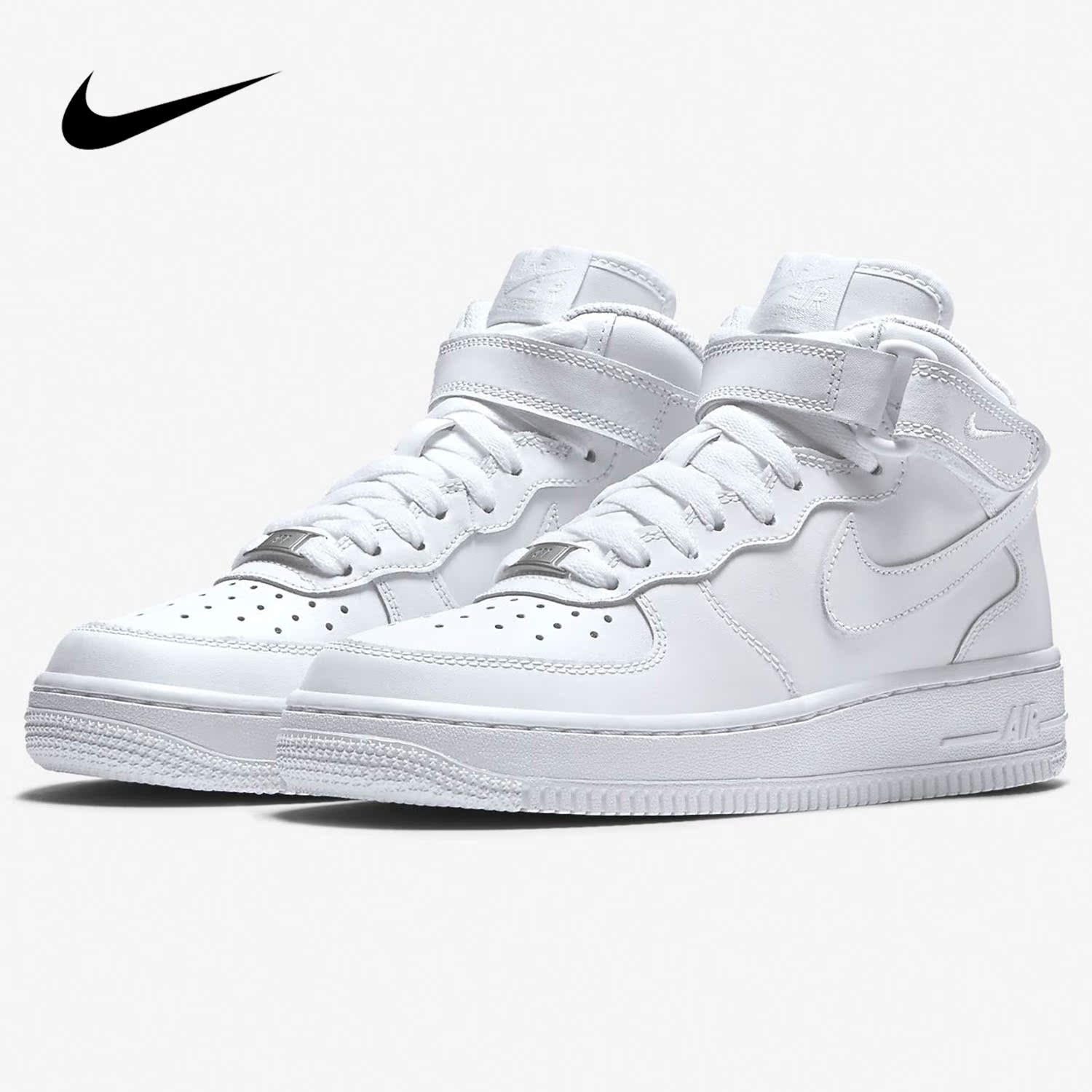 Nike/耐克正品AIR2019FORCE 1 MID (GS) 女子舒适休闲板鞋314195