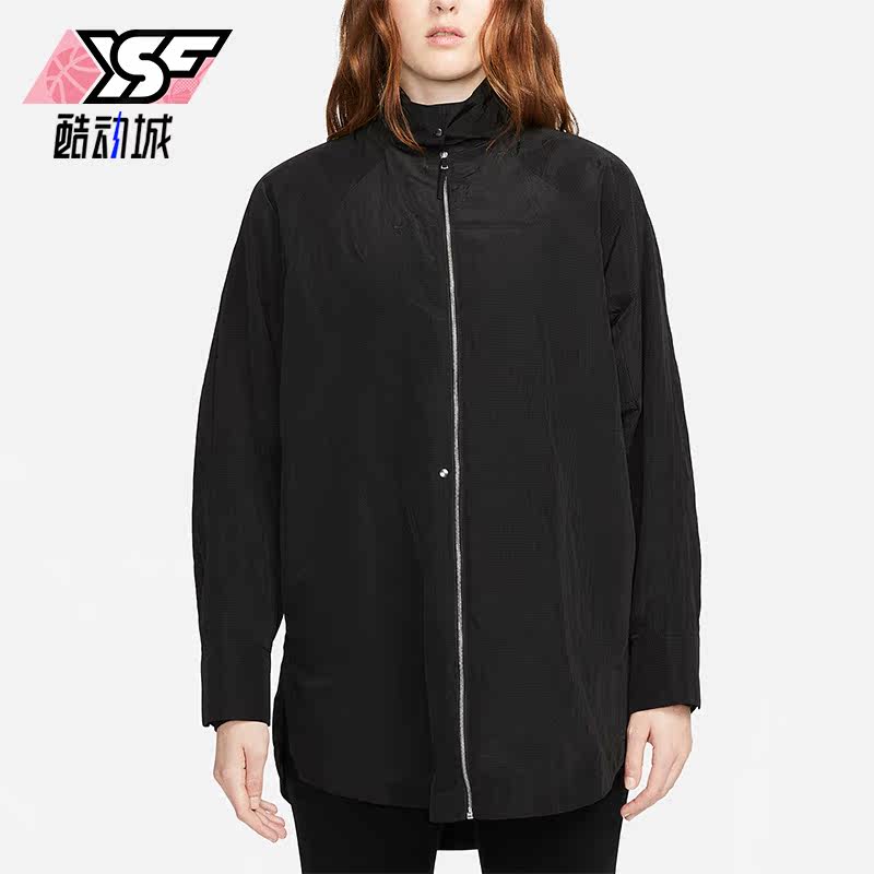 Nike/耐克正品ESC女子运动休闲梭织衬衫式夹克外套DR5399-010