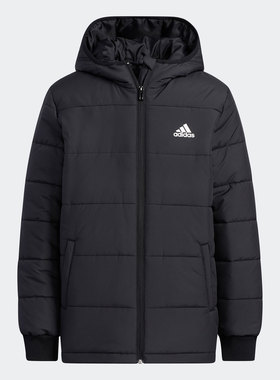 Adidas/阿迪达斯正品YK PADDED JKT儿童运动保暖拉链棉服H45030