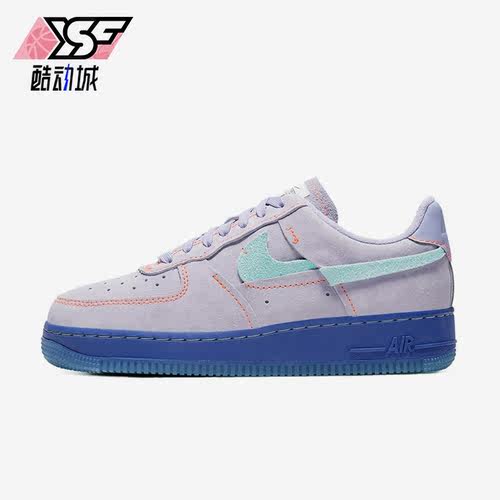 Nike/耐克正品Air Force 1女子复古休闲低帮板鞋CT7358-500