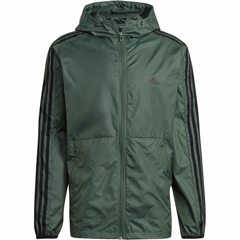 Adidas/阿迪达斯正品2022年新款男子连帽休闲运动夹克外套 GQ0601