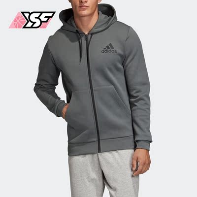 阿迪达斯男子跑步训练运动外套